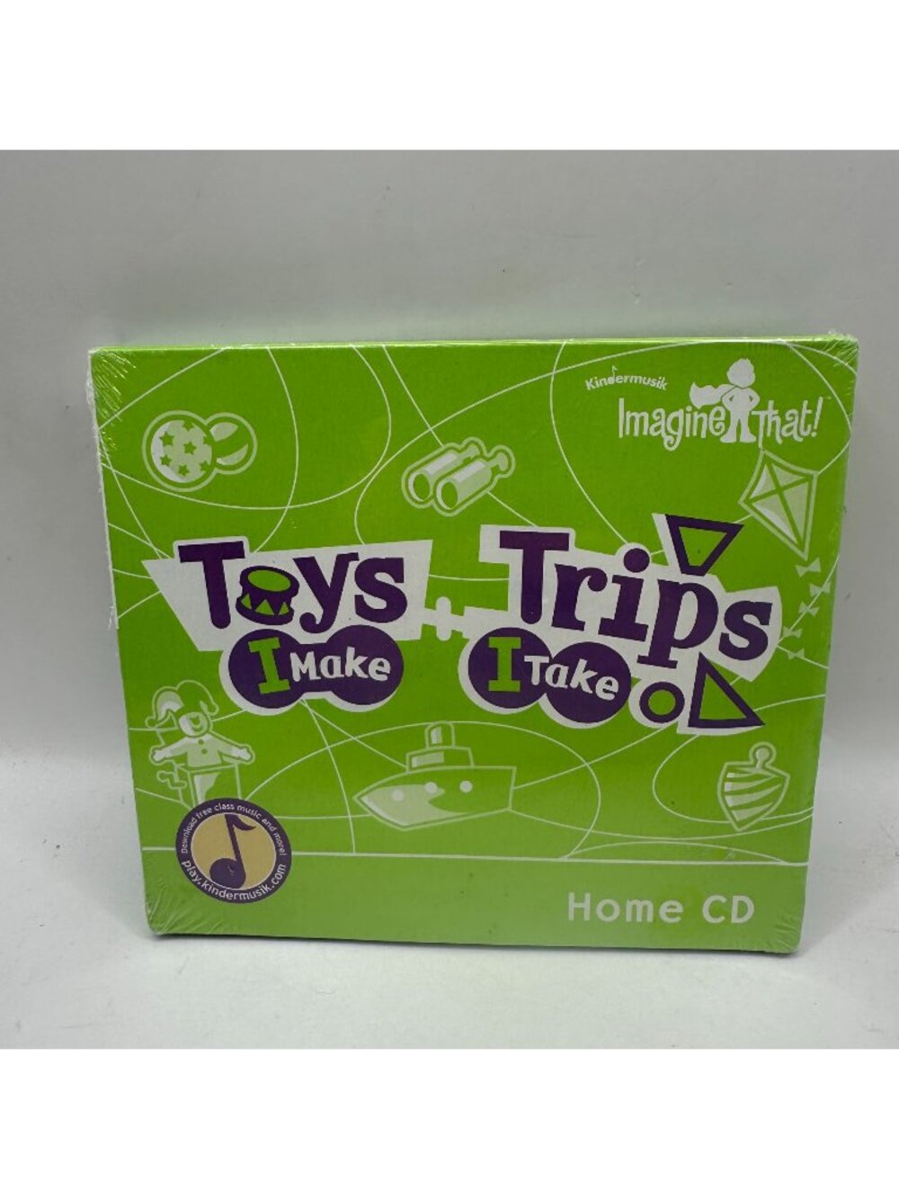 Toys I Make & Trips I Take Home CD Kindermusik Imagine That! 2001 2-Disc Set New